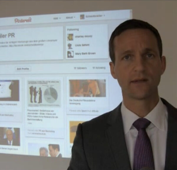 Aspekte der PR - Pinterest - Video von Scheidtweiler PR