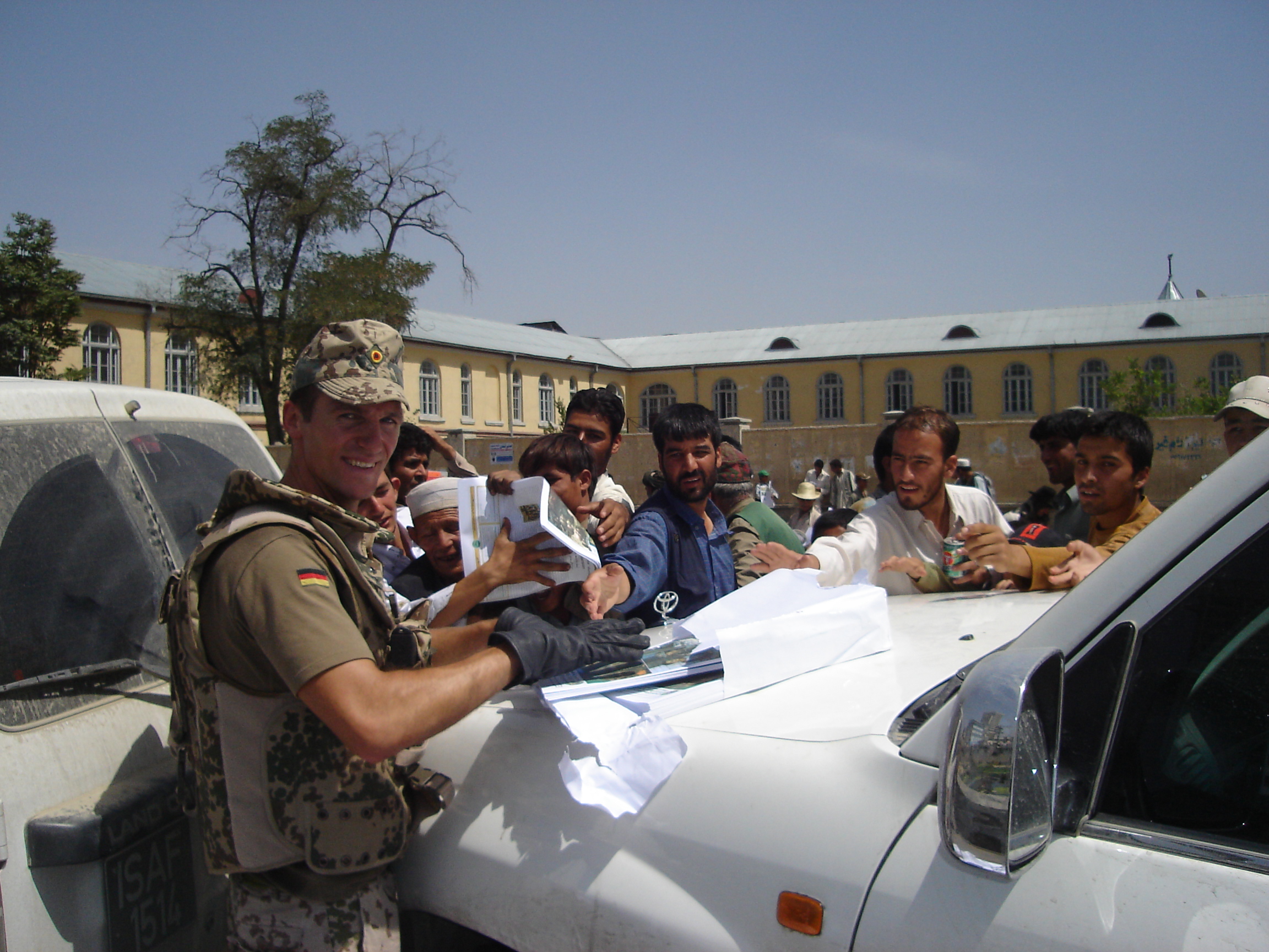 Nicolas Scheidtweiler in Kabul bei der CJPOTF