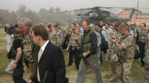 Angela Merkel zu Besuch in Kabul 2007