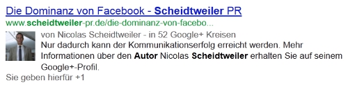 Google-Suche mit Autor Nicolas Scheidtweiler