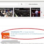 Artikel: Youtube mit Seiten-Verknüpfung - Scheidtweiler PR