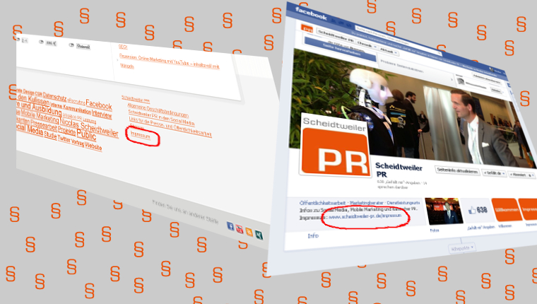 Impressum Anforderungen - Scheidtweiler PR Agentur Bremen