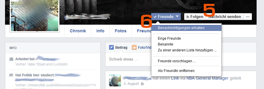 Facebook - Freunde in Listen sortieren - Tipp von Scheidtweiler PR
