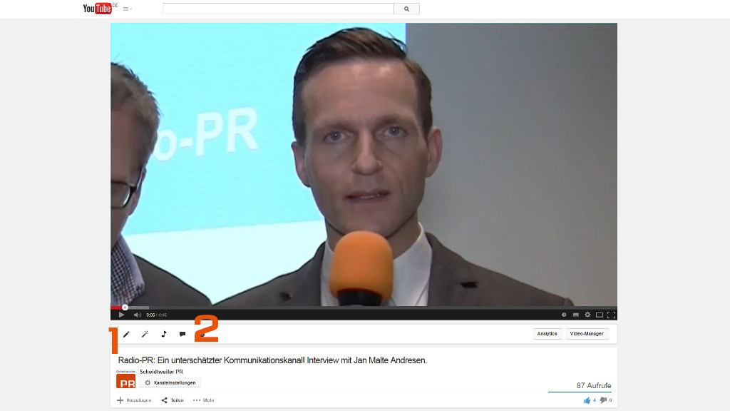 Youtube-Videos verknüpfen - Informationen und Einstellungen - PR-Blog aus Bremen