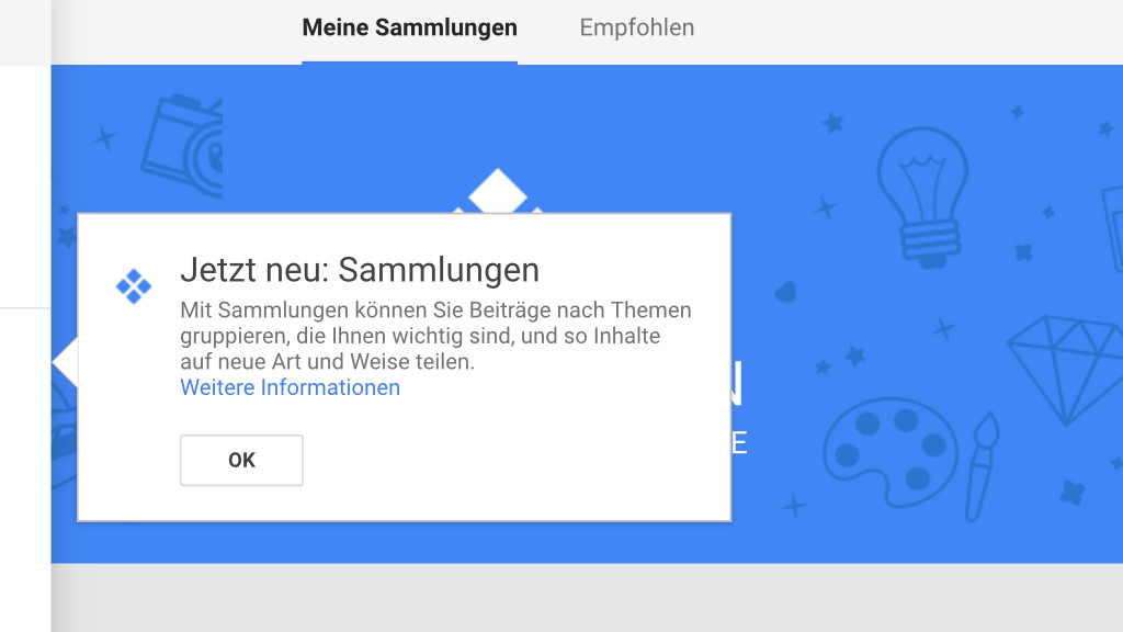 Jetzt neu mit den Sammlungen bei Googleplus - PR-Blog