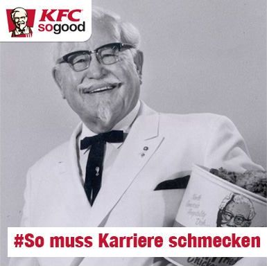 Hashtag-Fail bei KFC Deutschland-Karriere auf Facebook - Quelle: KFC