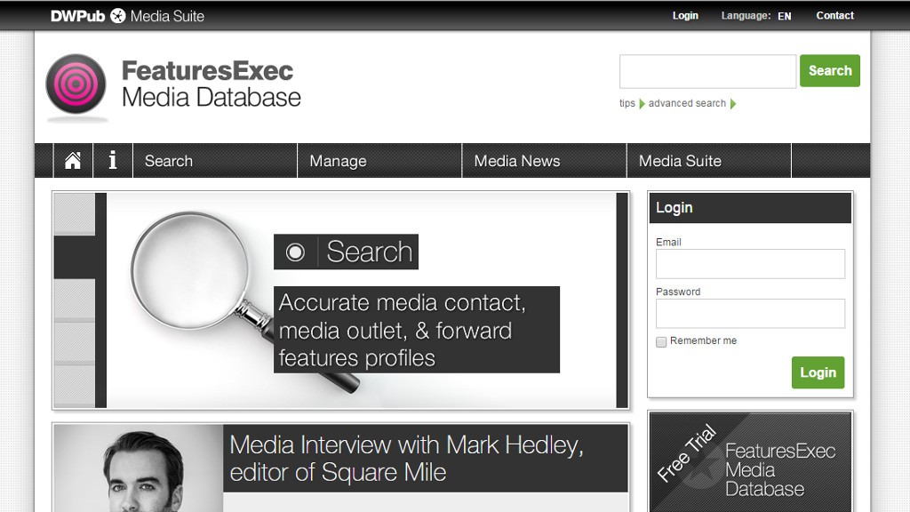 Featuresexec-Mediendatenbank vorgestellt - Scheidtweiler PR-Blog