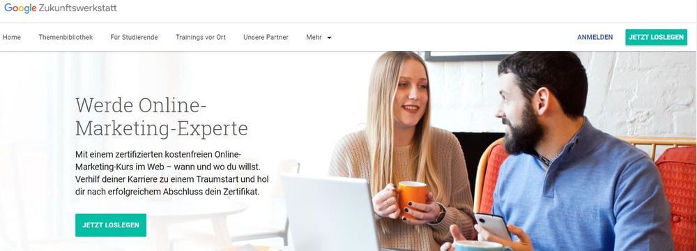 Werde Online-Marketing-Experte mit Google - Zukunftswerkstatt