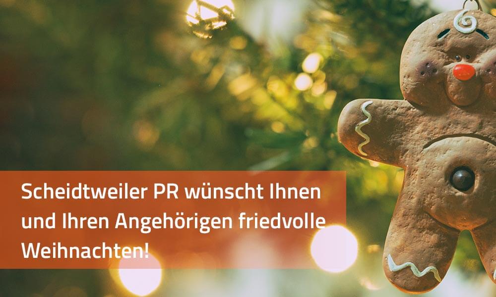 Scheidtweiler PR wünscht frohe Weihnachten 2017 - PR-Blog